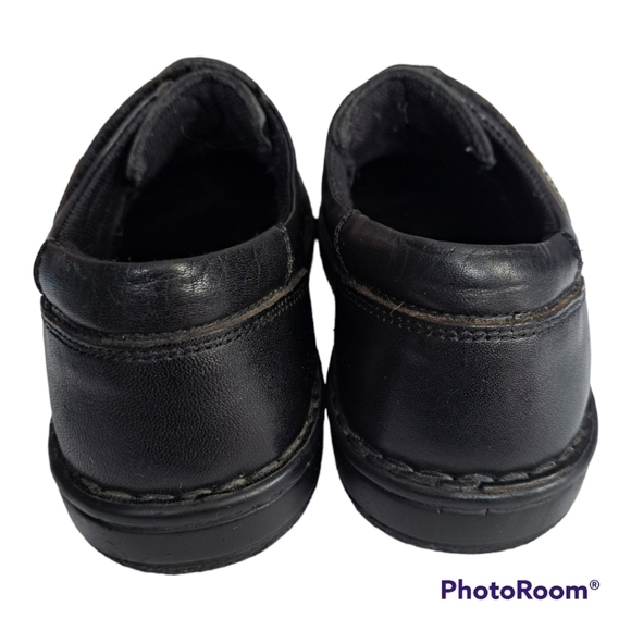 Volks Walkers leather womens black shoes, velcro closures. Size US 5.5/6 - Picture 5 of 14